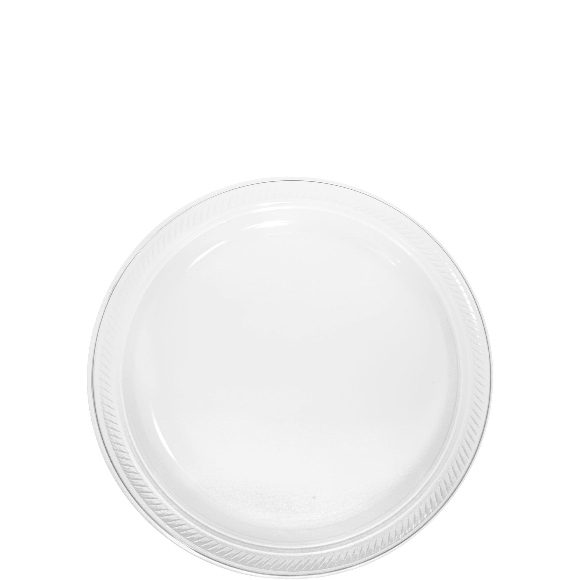 Big Party Pack CLEAR Plastic Dessert Plates 50ct Party City
